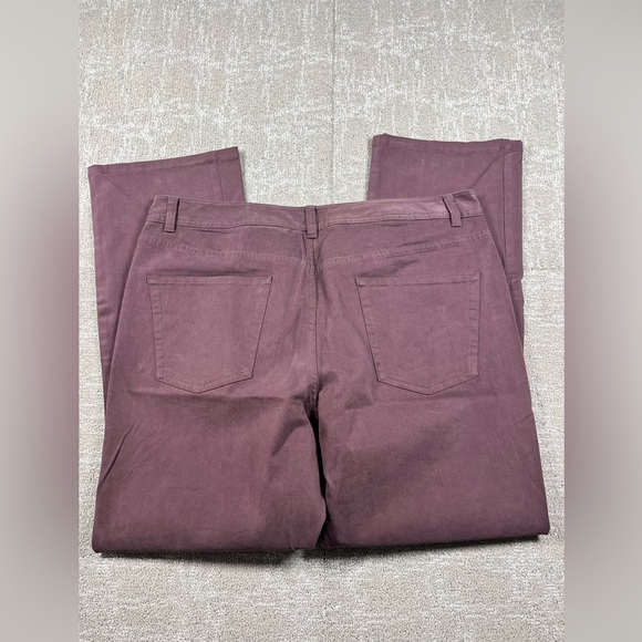 J. Hilburn Classic 5-Pocket Sueded twill Purple Dress Pant Mens Sz 38 - Picture 3 of 7